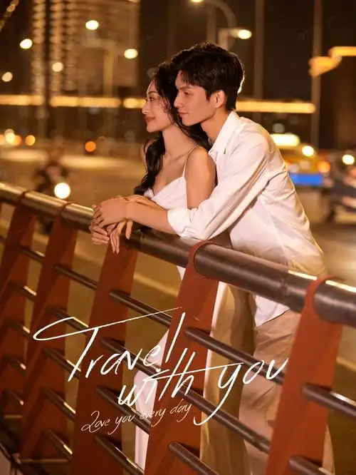 在柳州拍的氛围感夜景婚纱照也太出片了吧