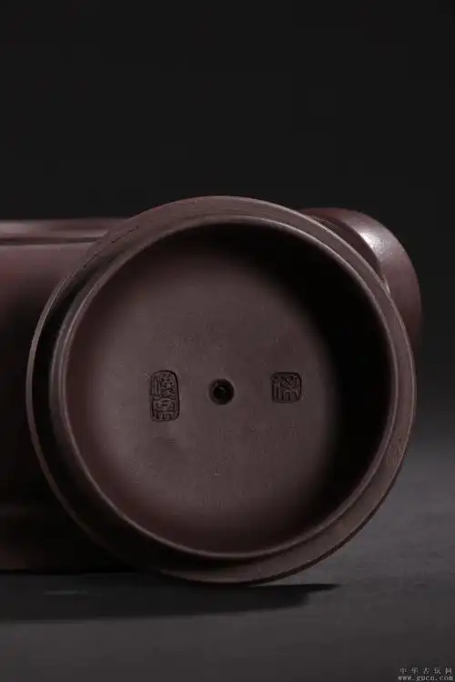 旧藏徐汉棠款瑞兽钮紫砂壶