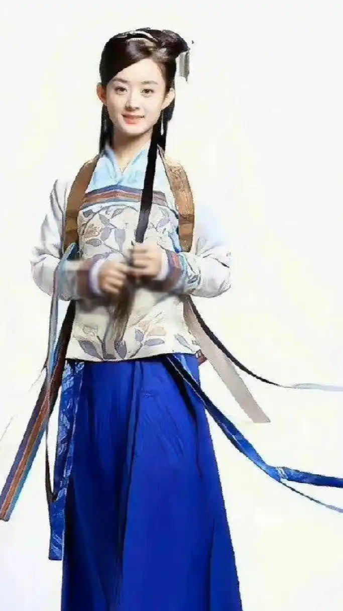 赵丽颖早期穆念慈定妆照,简直就是为古装而生,那时候看起来还有一些