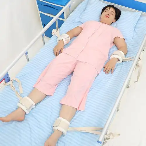 四肢约束带躁动病人痴呆老人手腕脚腕约束拔管绑带加厚柔软舒适款