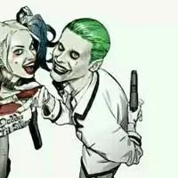 小丑哈莉情侣头像 卡通小丑哈莉奎茵情头一左一右