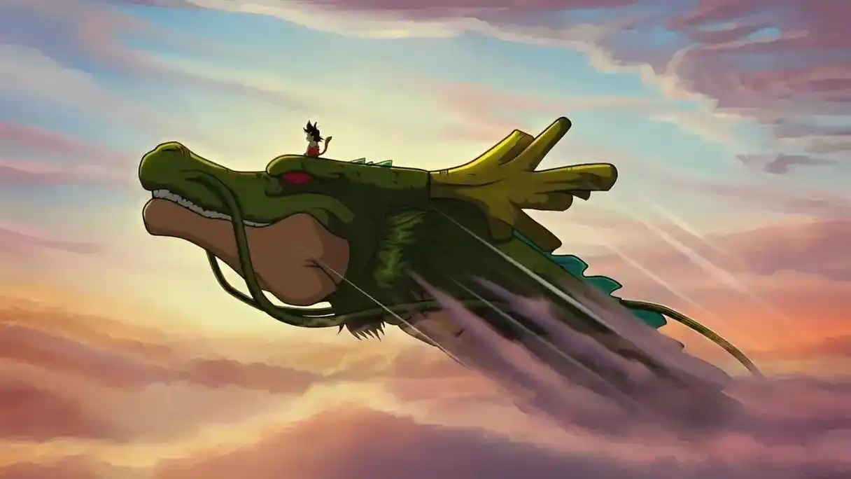 神龙扛猴,很有意境的一张壁纸  无水印龙珠壁纸 拿去吧,记得点赞哦!