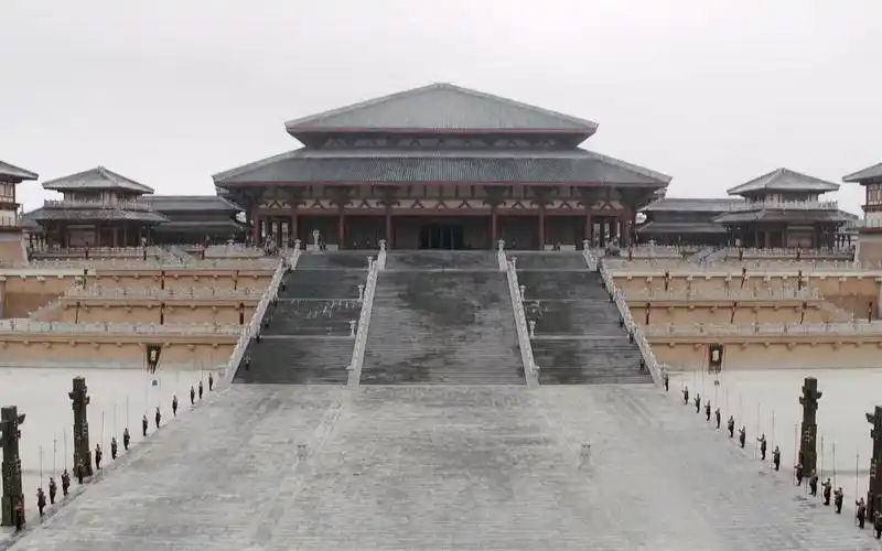 【古风空镜】:宫殿,城门(来源大秦赋)