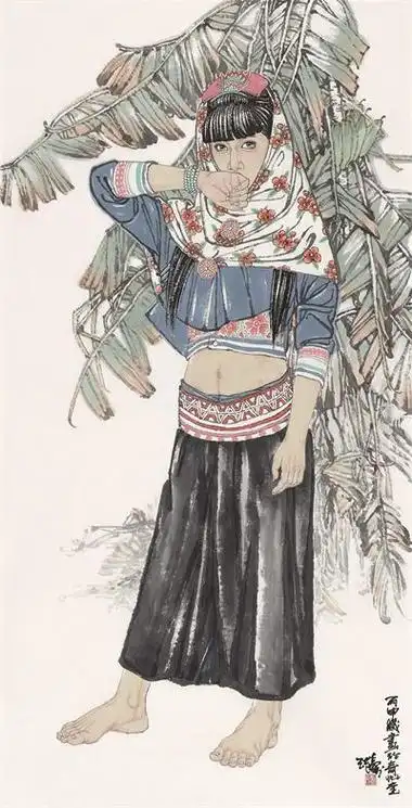 《惠安女》系列之七 136x68cm