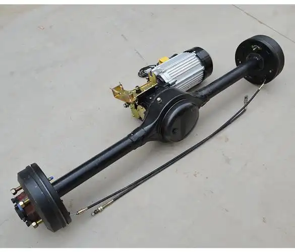 电动四轮车后桥总成 大功率交流电机后桥电动四轮车配件电机