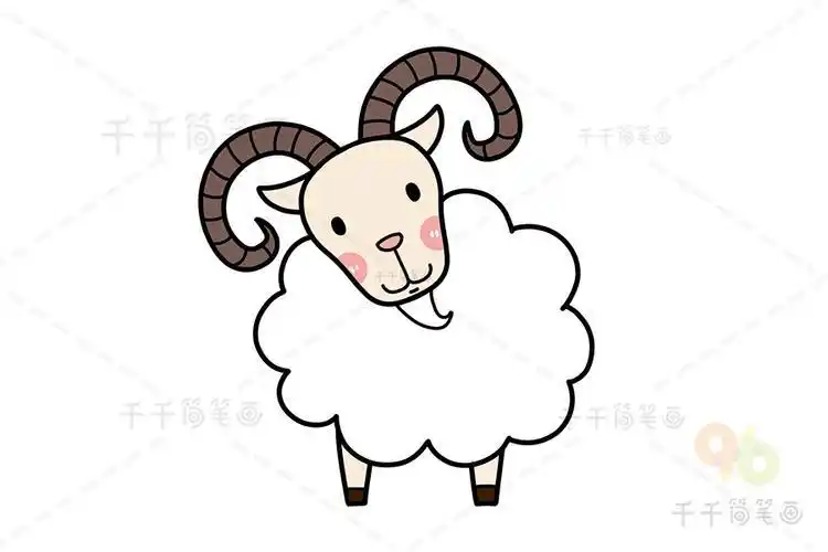 山羊简笔画怎么画羊简笔画
