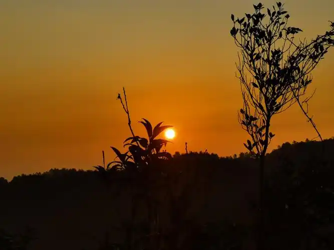 一组朋友圈的风景画