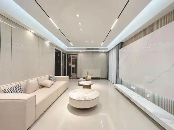 珠江新城中租房,冼村三期 全新配置大三房两卫 现代轻奢风 全屋吊顶