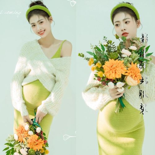 影楼孕妇装主题摄影新款孕妈咪大肚子拍照艺术照孕妇照片写真服装