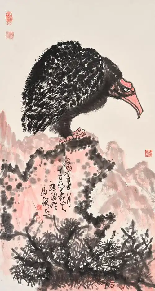 名家风范当代著名书画家指墨画大家朱祖国