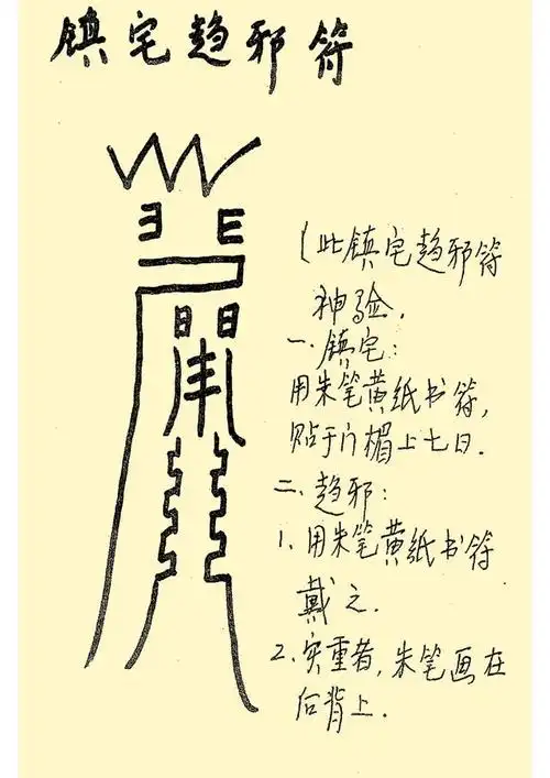 古书籍怎样画符仙灵子