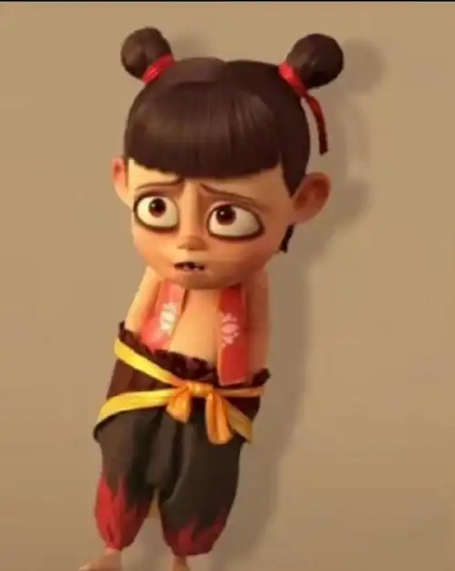 王一博哪吒同款造型 我就说看这张图感觉想到了谁