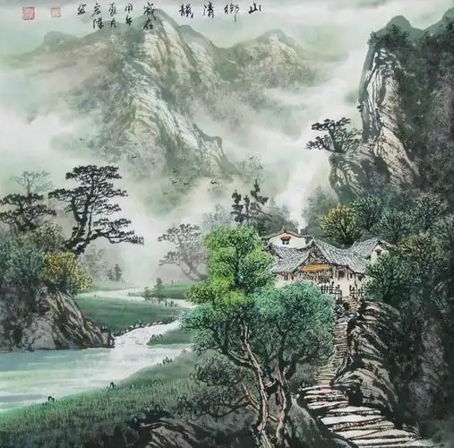 画家孙宏伟《山水情怀 彩墨年华》(二)