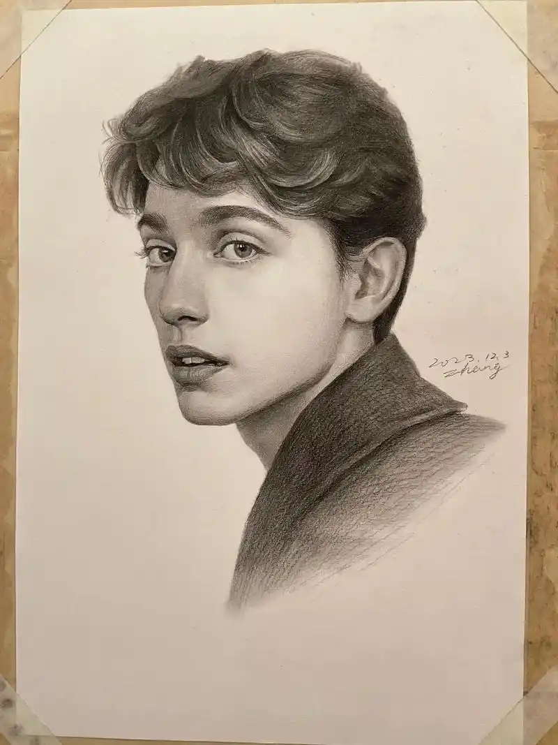 【素描】画个小帅哥.#素描 #画画 #想画就画 #素描头像 - 抖音