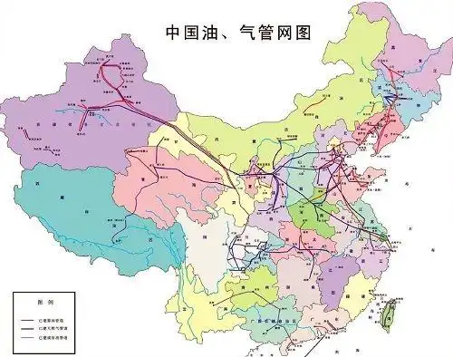 承担着我国70%的原油及99%的天然气运输.