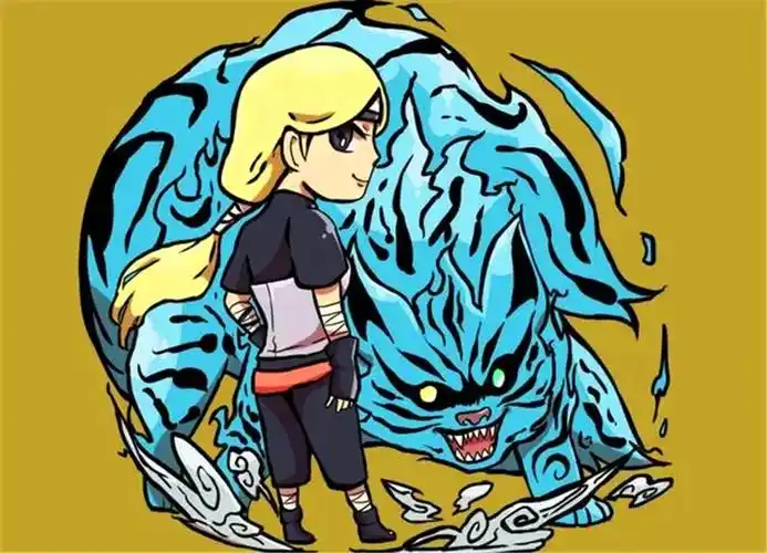 火影忍者中q萌画风的九大尾兽:守鹤蠢萌,矶抚憨萌,四尾丑萌,都很适合