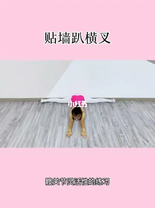 少儿基本功贴墙趴横叉
