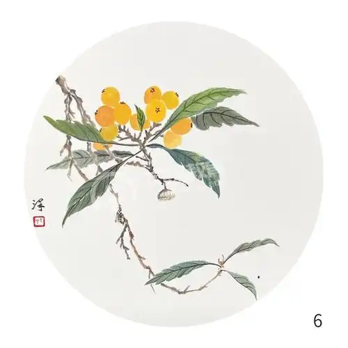 小闪教学——国画枇杷
