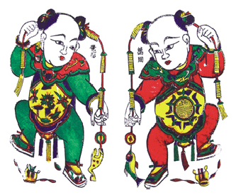 万同老店年画中的门神代表作介绍