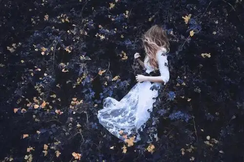 美 壁纸 头像 花丛中 仙女