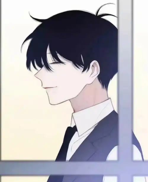 模糊 男生 男头 酷拽 画师 壁纸 背景 动漫 清新 黑白 少年 好看 暖男