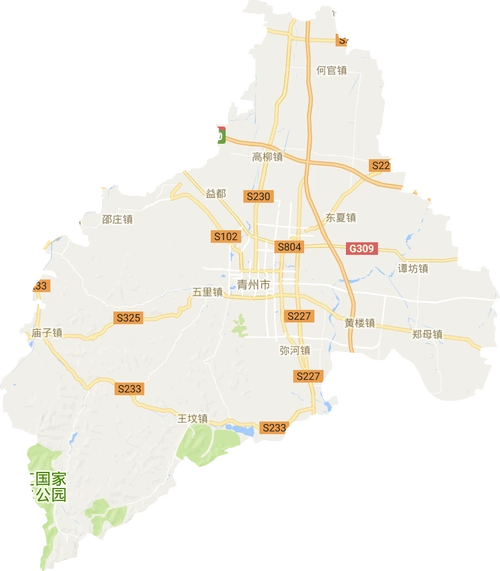青州市行政区域简介