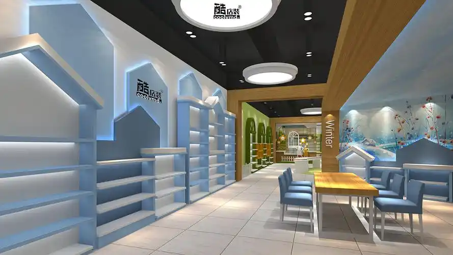 童鞋童装店铺装修设计店面小型童装店面装修风格