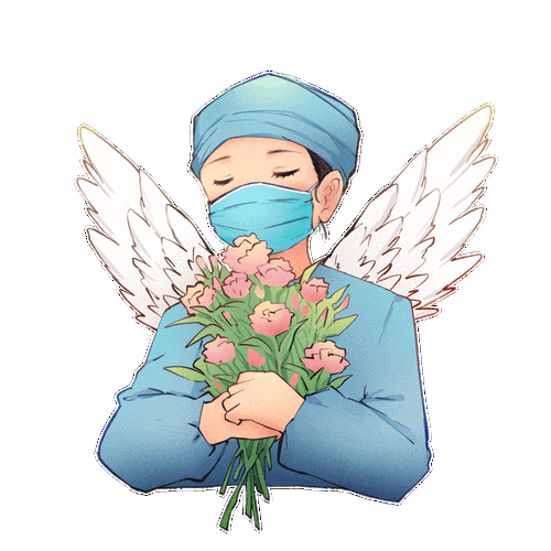 西罗园街道致敬奋战在抗疫一线的白衣战士