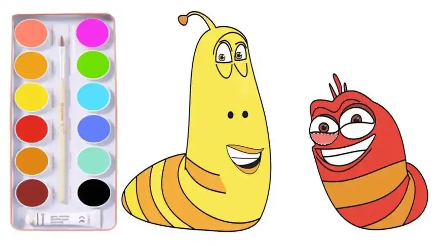 终于学会画爆笑虫子了,原来画画这么简单!