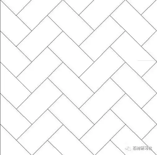 园路石材铺装cad样式参考