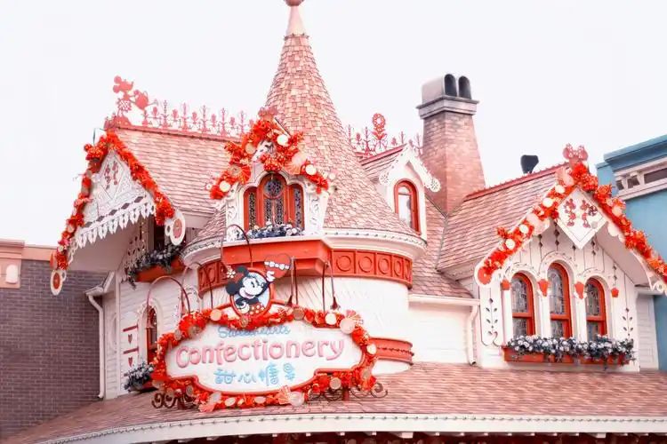 梦幻童话粉色城堡背景