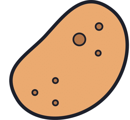 potato - 素材 - canva可画