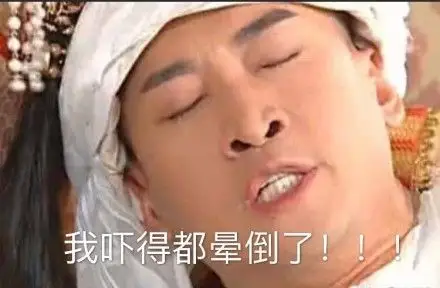 尔康:我吓得都晕倒了!_尔康_晕倒表情