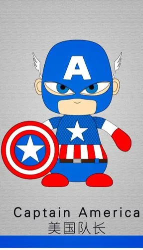 萌版美国队长