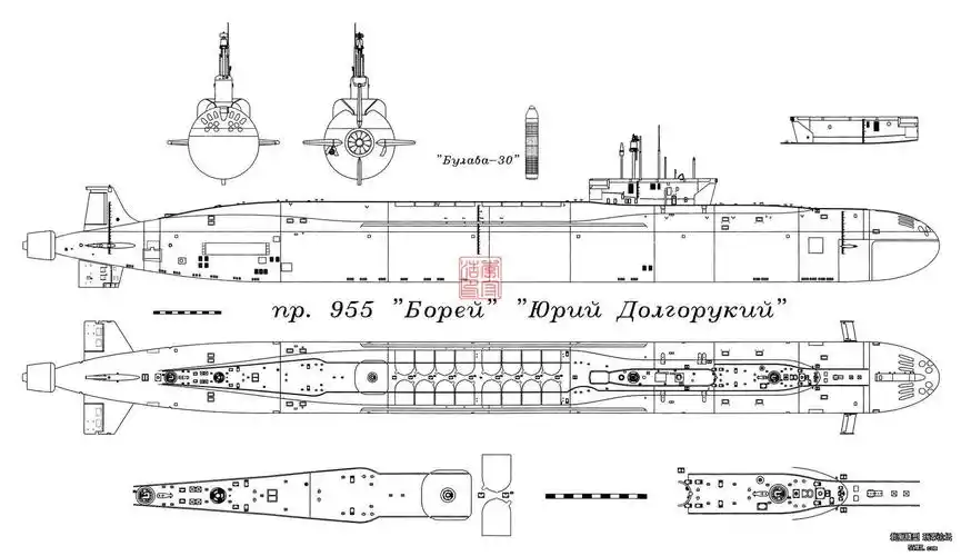 潜艇图纸