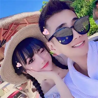 可爱清纯情侣头像真人