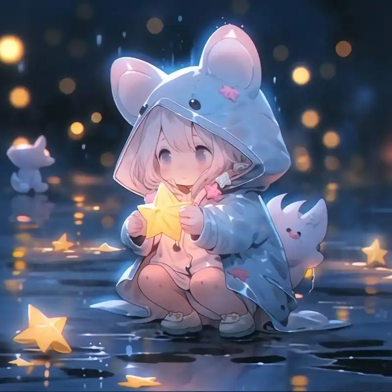 闪闪发光78的美少女小可爱|治愈系头像 闪闪发光的小可爱头像来了