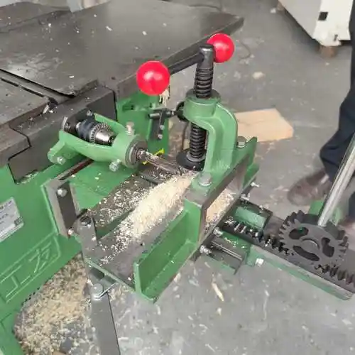 红丹木工机械木工小型多用机威海工友轻型四用平压刨木工联合机床