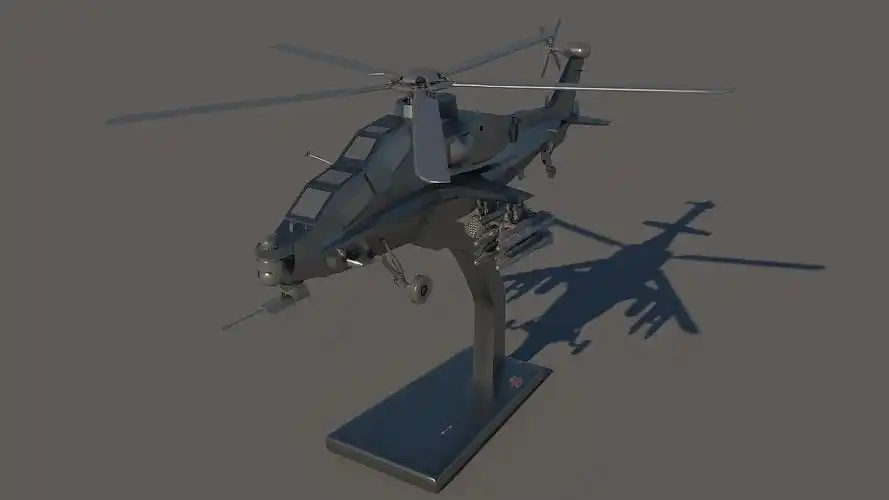 武装直升机建模