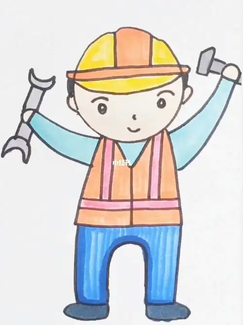 简笔画 #画个简笔画 #创意美术  #少儿美术  #画画 #劳动节 #劳动节