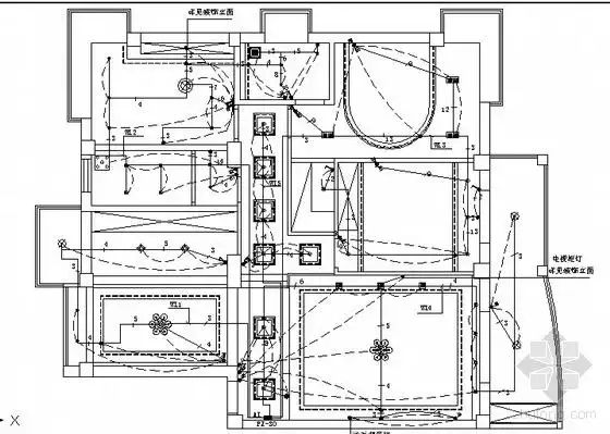 家庭装修典型电气图-建筑电气施工图-筑龙电气工程论坛