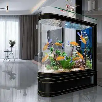宠物生活>水族>鱼缸/水族箱>纳学>纳学家用大型金鱼缸客厅小型落地