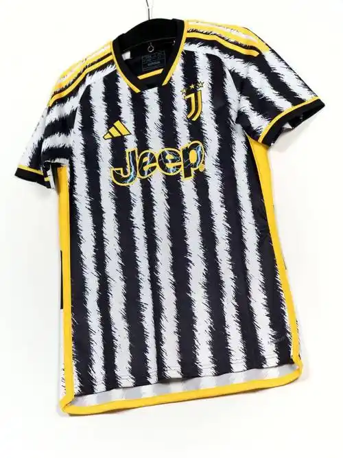 adidas尤文图斯2023/24赛季主场球衣球迷版_条纹_细节_色彩