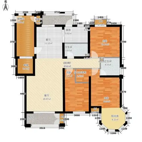 一品嘉园a3反(售完)户型