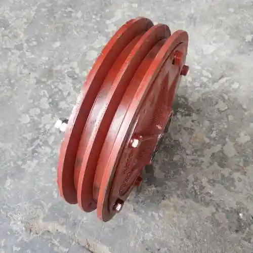 手扶 拖拉机 离合器 微耕机 皮带轮 两槽 直径220 单片 轴粗28 三槽