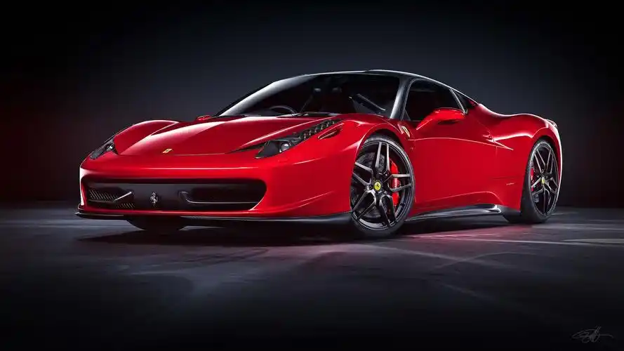 超酷法拉利458跑车高清桌面壁纸分享