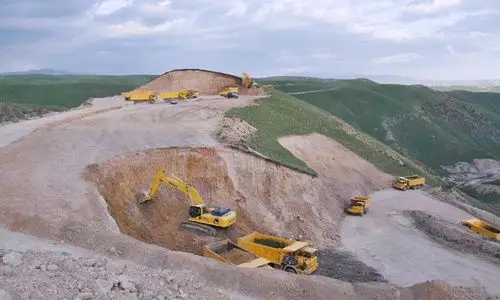 大型矿石开采中