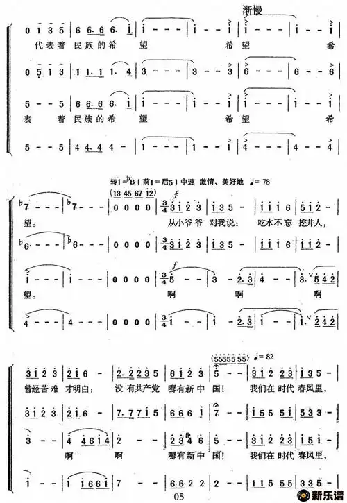 歌曲在灿烂阳光下的简谱歌谱下载