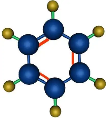凯库勒式苯的结构