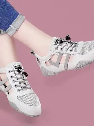 他她奥伦品牌凉鞋女新款夏季妈妈镂空平底包头软底女士运动鞋子58320